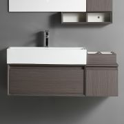 Milano Liana - Waterproof Wall Hung Modern Vanity Unit with Basin - Choice of Size and Finish