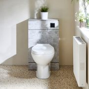 Milano Lurus - Modern 500mm WC Unit with Select Toilet - Choice of Finish