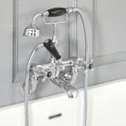 Milano Elizabeth - Traditional Wall Mounted Crosshead Bath Shower Mixer Tap - Choice of Finish