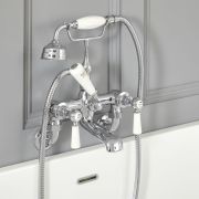 Milano Elizabeth - Traditional Wall Mounted Lever Bath Shower Mixer Tap - Choice of Finish