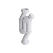 Cranplas - 1-1/4" Plastic Straight Through Trap