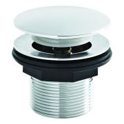 Milano Select - Modern Push Button Bath Waste - Chrome