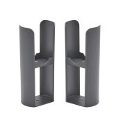 Milano Aruba - Modern Floor-Mounting Radiator Feet - Anthracite