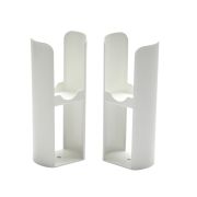 Milano Aruba - Modern Floor-Mounting Radiator Feet - White