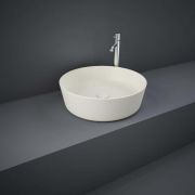 RAK Feeling - Matt Greige Modern Round Countertop Basin - 420mm (No Tap-Holes)