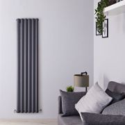 Milano Viti - 1780mm Diamond Panel Vertical Designer Radiator - Choice of Colours and Sizes