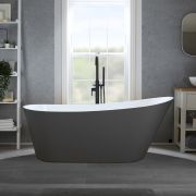 Milano Overton - Modern Freestanding Slipper Bath - Choice of Colour and Size