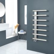 Milano Ivor - Mirror Polished Designer Heated Towel Rail - 1000mm x 500mm