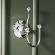 Milano Elizabeth - Traditional Double Robe Hook - Choice of Finish