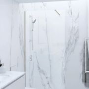 RAK Feeling - Greige Wet Room Shower Enclosure - Choice of Glass Size