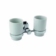 RAK Washington - Traditional Double Tumbler with Holder - Chrome