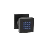 Milano Preto - Modern Front Fix Square Body Jet - Black