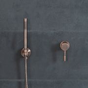 Milano Amara - Manual Shower Valve with Hand Shower - Aged Bronze