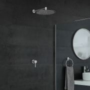 Milano Mirage - Chrome Shower with Wall Mounted Shower Head (1 Outlet)