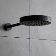 Milano Lune - Round 250mm Shower Head and Wall Mounted Arm - Choice of Finish