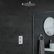 Milano Mirage - Chrome Thermostatic Shower with Wall Mounted Shower Head (1 Outlet)