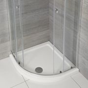 Milano Lithic - Low Profile Quadrant Shower Tray - Choice of Size and Anti-Slip Option