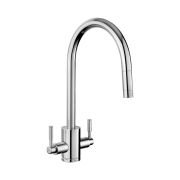 Rangemaster Aquatrend - Modern Pull Out Spray Kitchen Mixer Tap - Choice of Finish