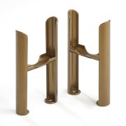 Milano Windsor - Metallic Bronze Floor-Mounting Feet for Traditional 3 Column Windsor Radiators