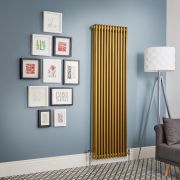 Milano Windsor - Metallic Gold Vertical Traditional Column Radiator (Triple Column) - Choice of Size