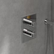Villeroy & Boch Universal - Round 3 Outlet Diverter Thermostatic Shower Valve - Chrome