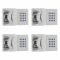 Milano Arvo - Modern Front Fix Pack of 4 Square Body Jets - Chrome