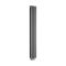 Milano Aruba Flow - Anthracite Vertical Middle Connection Designer Radiator - 1600mm x 236mm (Double Panel)
