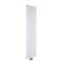 Milano Skye - White Aluminium Vertical Designer Radiator - 1600mm x 375mm (Single Panel)