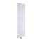 Milano Skye - White Aluminium Vertical Designer Radiator - 1600mm x 470mm (Single Panel)