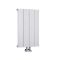 Milano Skye - Aluminium White Horizontal Designer Radiator - 600mm x 375mm