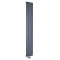 Milano Skye - Aluminium Anthracite Vertical Designer Radiator - 1800mm x 280mm (Single Panel)
