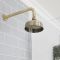 Milano Elizabeth - 150mm Traditional Apron Shower Head - Brushed Gold