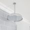Milano Elizabeth - Chrome 300mm Traditional Apron Shower Head and Ceiling Arm