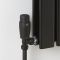 Milano - Black Pipe Connectors (Pair)