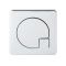 Milano – Modern Square Flush Plate – Chrome