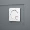 Milano – Modern Square Flush Plate – Chrome