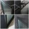 Milano Florence - Fluted Glass Black Framed Corner Walk-In Shower Enclosure with Slate Tray - Choice of Sizes