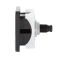 Milano – Modern Square Flush Plate – Black