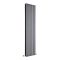 Milano Alpha - Anthracite Flat Panel Vertical Designer Radiator - 1780mm x 490mm (Double Panel)