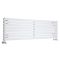 Milano Capri - White Flat Panel Horizontal Designer Radiator - 472mm x 1600mm (Double Panel)