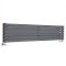 Milano Capri - Anthracite Flat Panel Horizontal Designer Radiator - 354mm x 1780mm (Double Panel)
