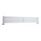 Milano Aruba - White Horizontal Designer Radiator - 236mm x 1780mm (Double Panel)