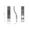 Lazzarini Way - Aluminium & Teak Easy-Install Magnetic Towel Hook