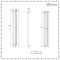 Milano Aruba - Anthracite Vertical Designer Radiator - 1400mm x 236mm (Single Panel)