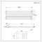 Milano Aruba - Anthracite Horizontal Designer Radiator - 472mm x 1400mm (Double Panel)