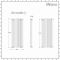 Milano Aruba - Anthracite Vertical Designer Radiator - 1400mm x 590mm (Double Panel)