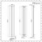 Milano Skye - Aluminium Anthracite Vertical Designer Radiator - 1800mm x 280mm (Single Panel)