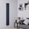 Milano Skye - Aluminium Anthracite Vertical Designer Radiator - 1800mm x 280mm (Single Panel)