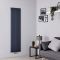 Milano Skye - Aluminium Anthracite Vertical Designer Radiator - 1800mm x 470mm (Single Panel)