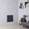 Milano Aruba Ayre - Aluminium Anthracite Horizontal Designer Radiator - 600mm x 590mm (Double Panel)